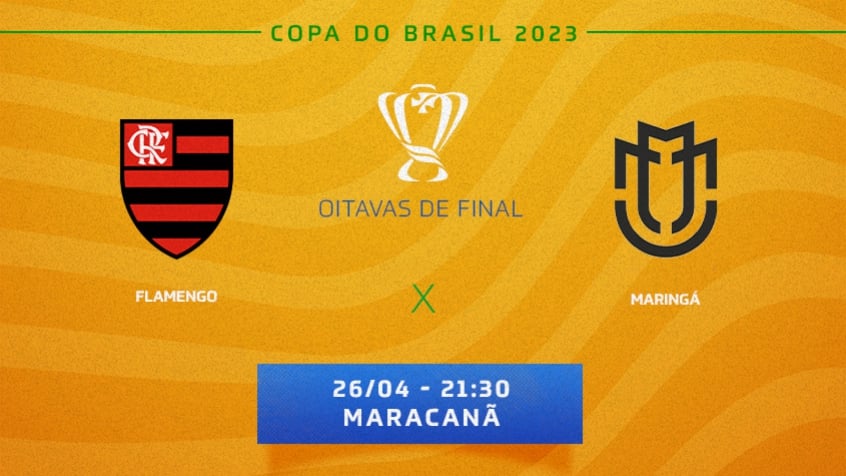 Flamengo x Maringá: escalações prováveis, como assistir, data e horário
